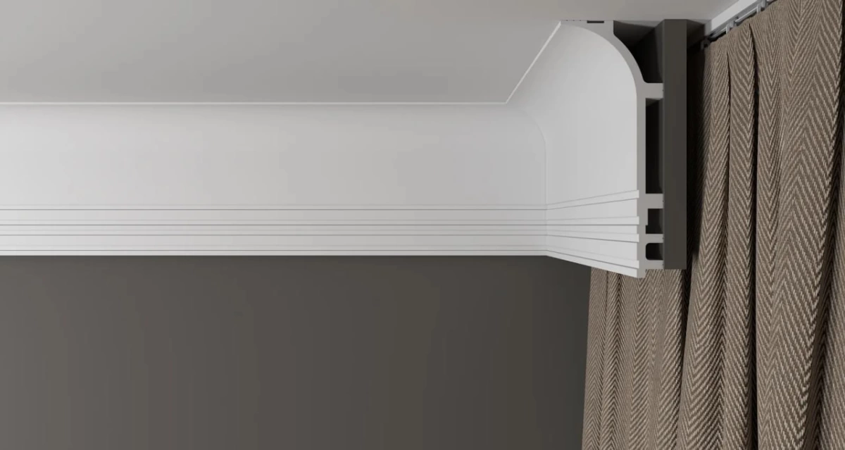 Отделка стен и потолка Карниз Decor-Dizayn DD520 70х140х2000 мм