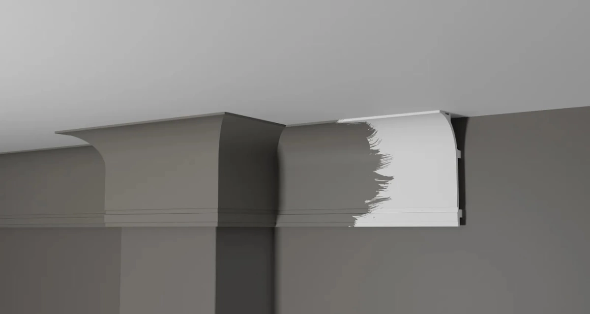 Отделка стен и потолка Карниз Decor-Dizayn DD520 70х140х2000 мм