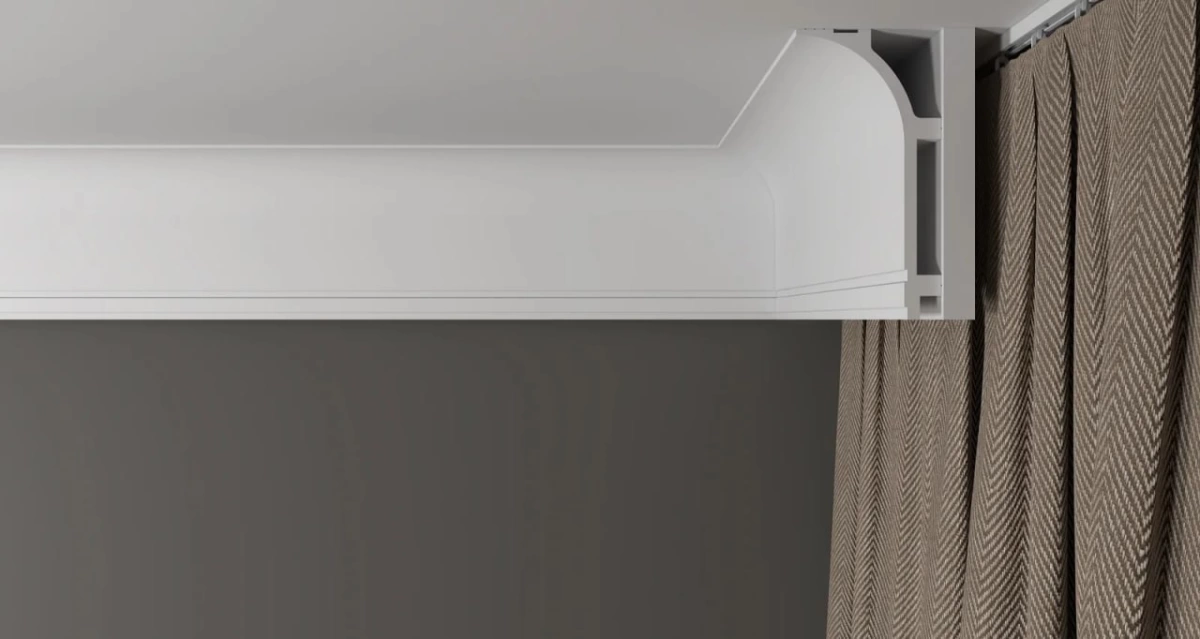 Отделка стен и потолка Карниз Decor-Dizayn DD520 70х140х2000 мм