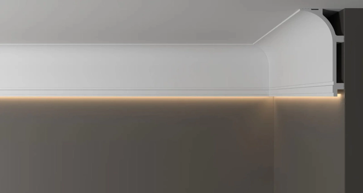 Отделка стен и потолка Карниз Decor-Dizayn DD520 70х140х2000 мм