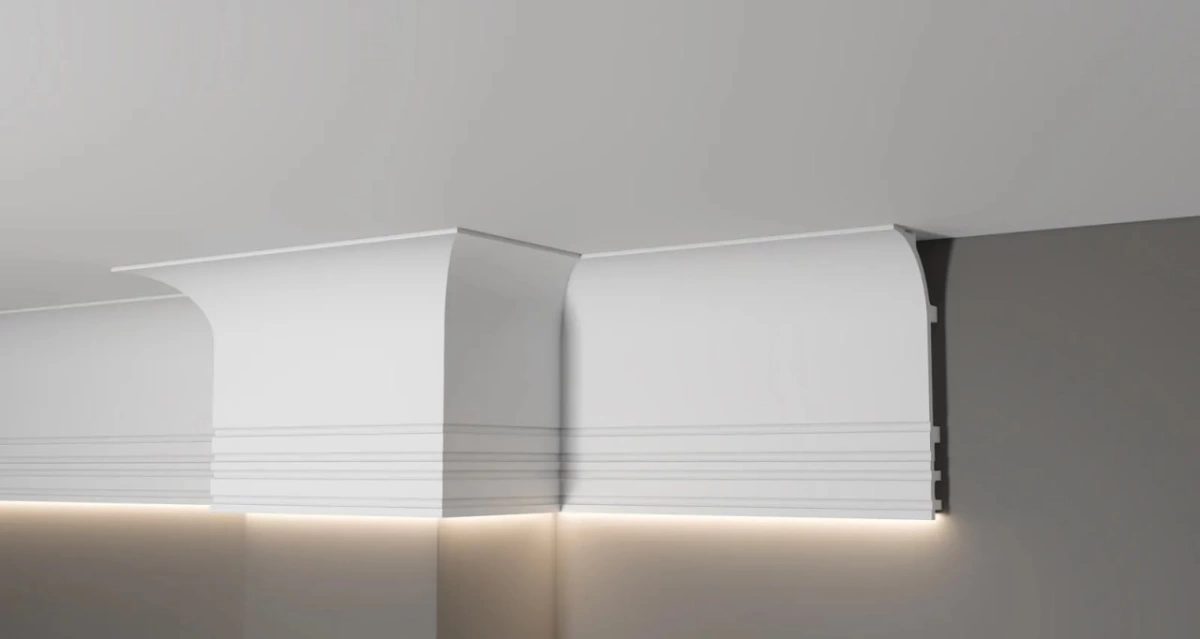 Отделка стен и потолка Карниз Decor-Dizayn DD520 70х140х2000 мм