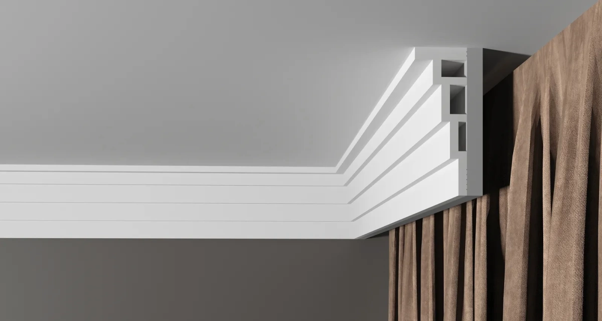 Отделка стен и потолка Карниз Decor-Dizayn DD514 43х120х2000 мм