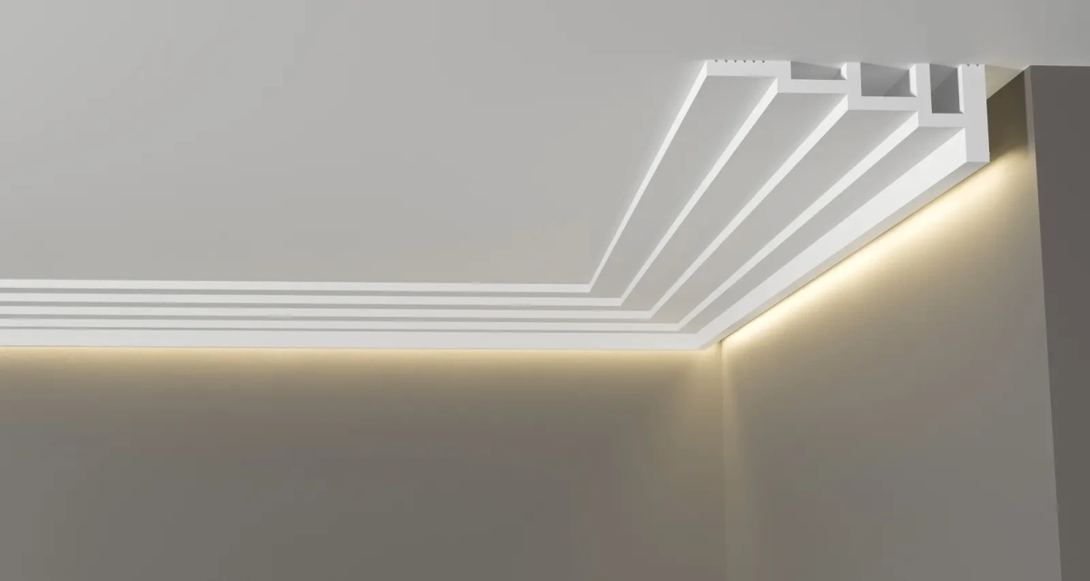 Отделка стен и потолка Карниз Decor-Dizayn DD514 43х120х2000 мм