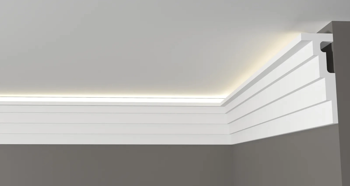 Отделка стен и потолка Карниз Decor-Dizayn DD514 43х120х2000 мм