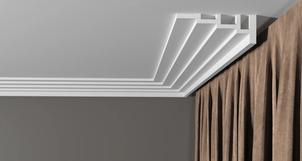 Отделка стен и потолка Карниз Decor-Dizayn DD514 43х120х2000 мм