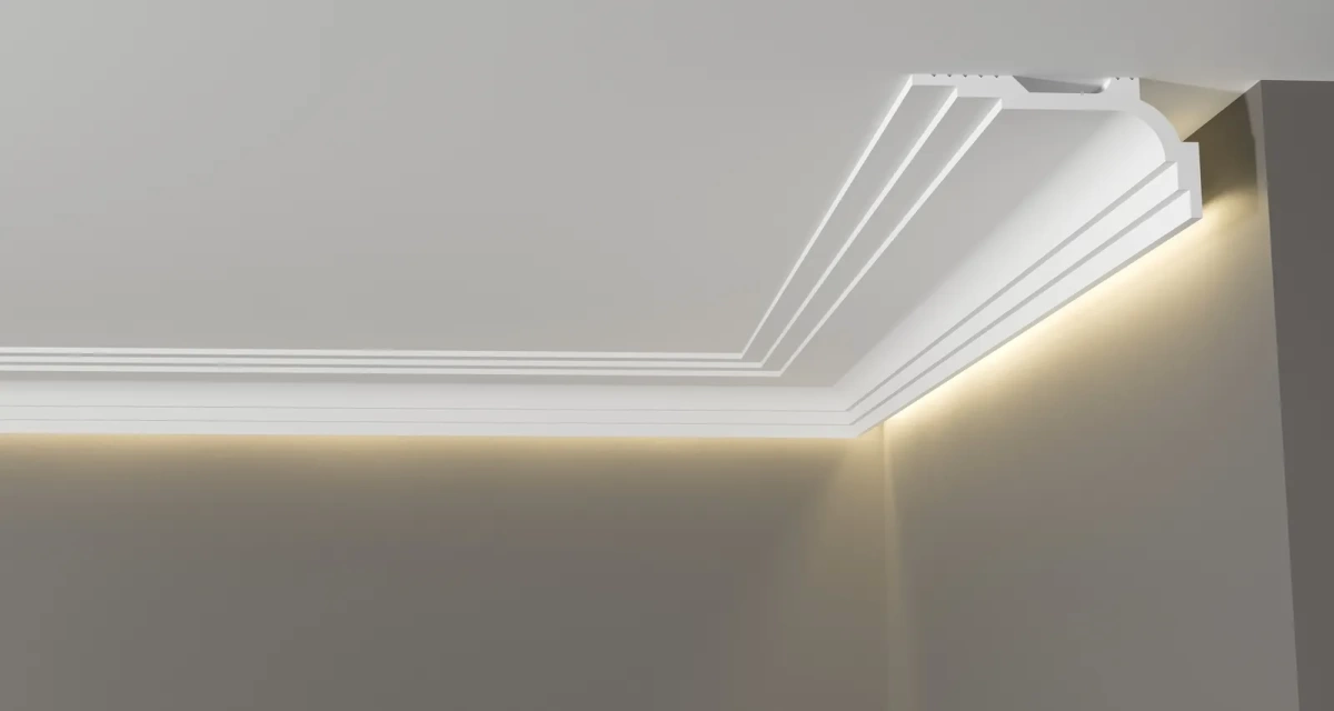 Отделка стен и потолка Карниз Decor-Dizayn DD515 60х100х2000 мм