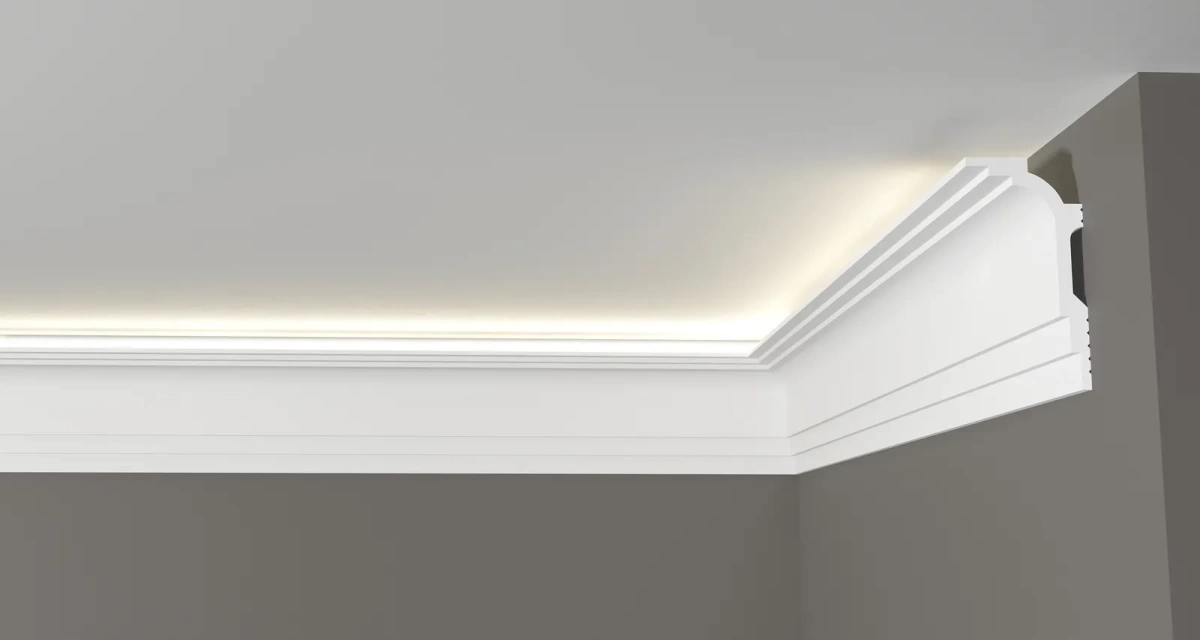 Отделка стен и потолка Карниз Decor-Dizayn DD515 60х100х2000 мм