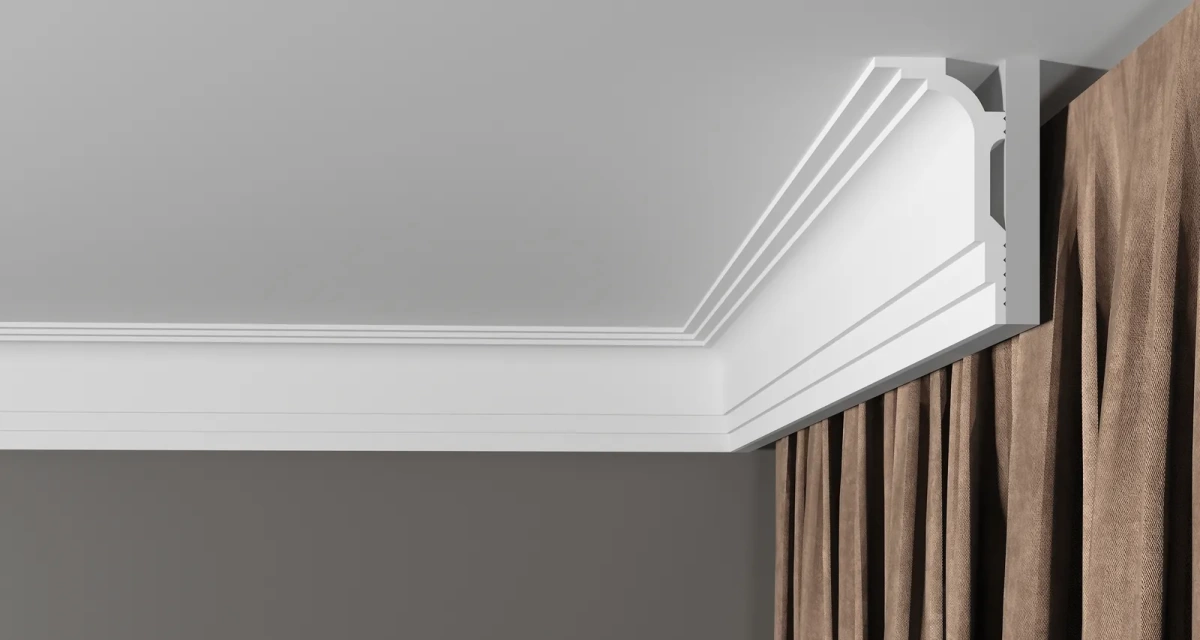 Отделка стен и потолка Карниз Decor-Dizayn DD515 60х100х2000 мм