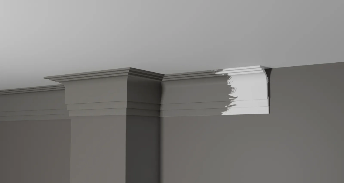 Отделка стен и потолка Карниз Decor-Dizayn DD515 60х100х2000 мм