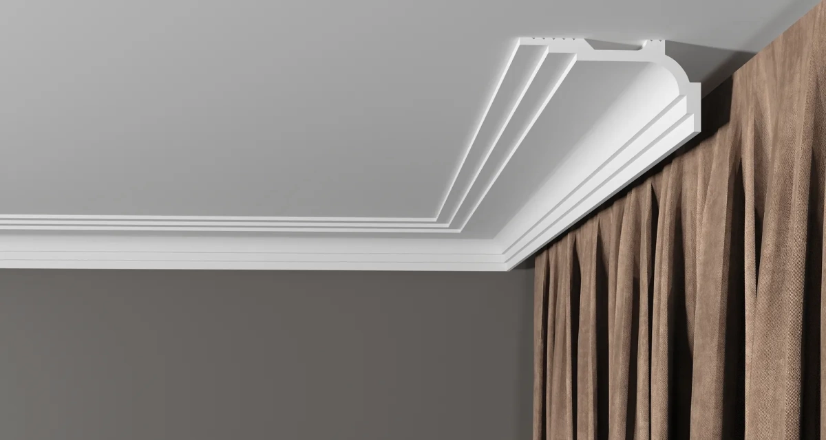 Отделка стен и потолка Карниз Decor-Dizayn DD515 60х100х2000 мм