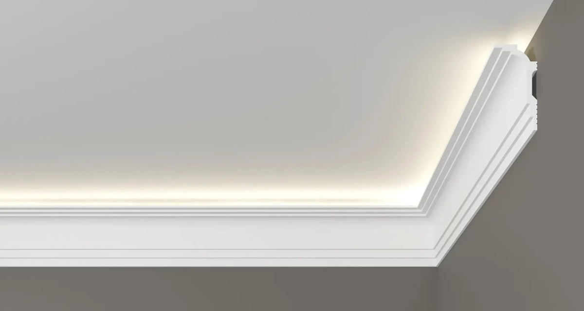 Отделка стен и потолка Карниз Decor-Dizayn DD515 60х100х2000 мм