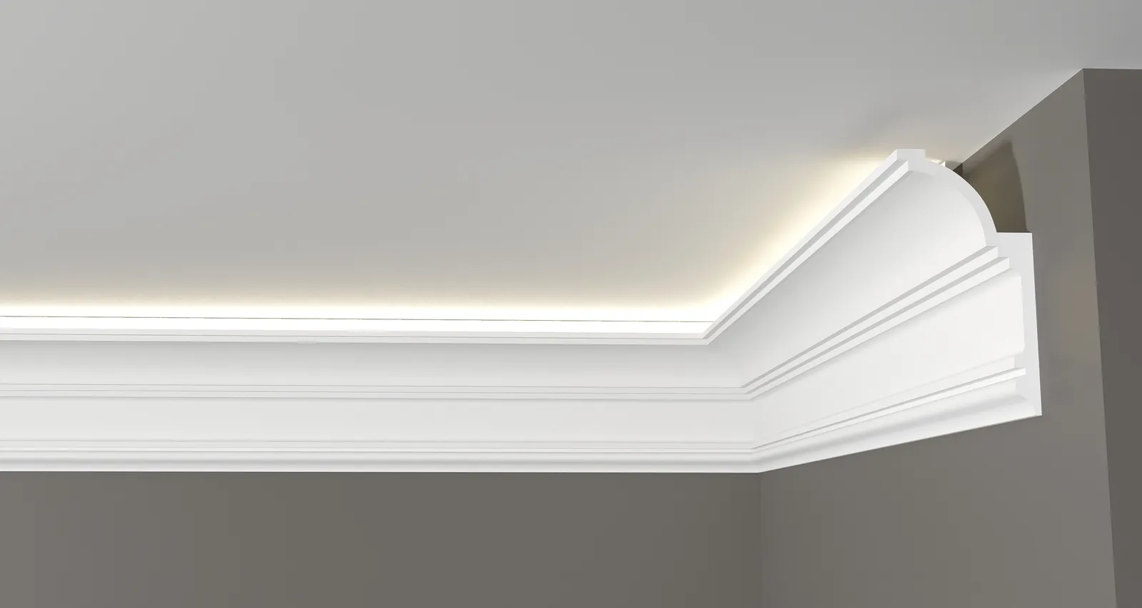 Отделка стен и потолка Карниз Decor-Dizayn DD517 60х120х2000 мм