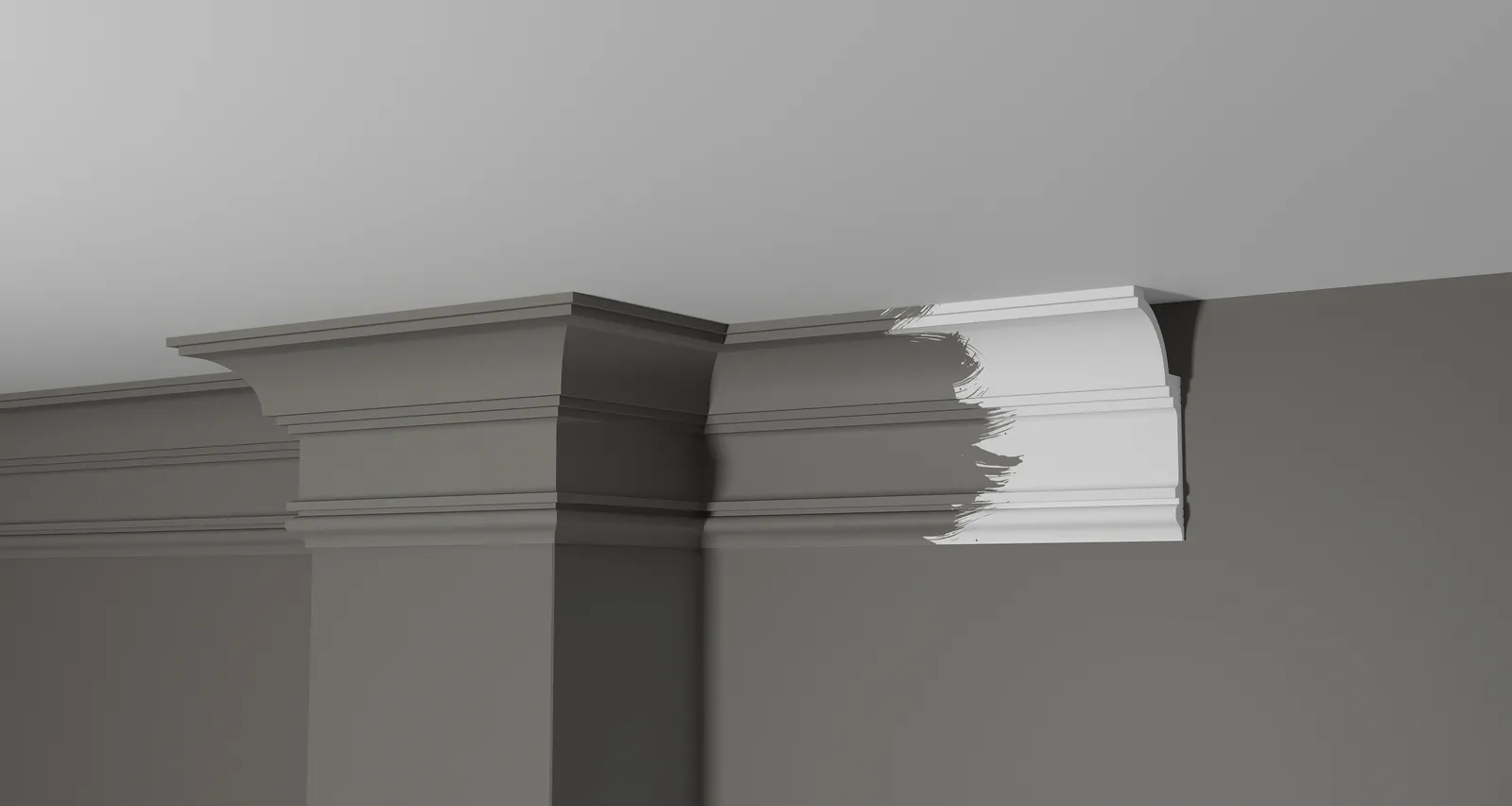 Отделка стен и потолка Карниз Decor-Dizayn DD517 60х120х2000 мм