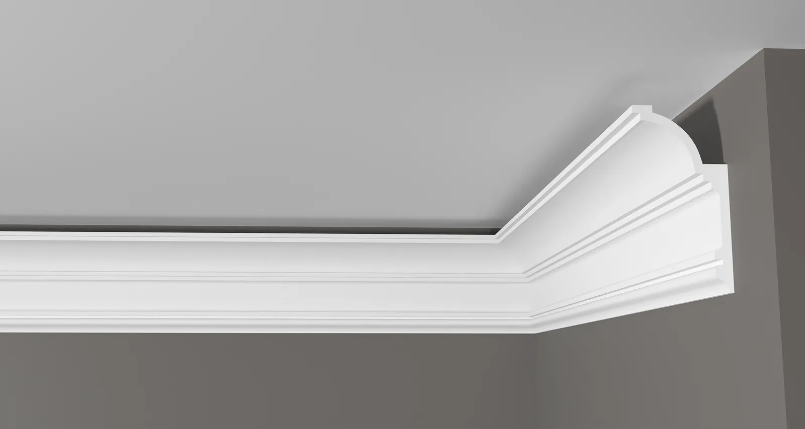 Отделка стен и потолка Карниз Decor-Dizayn DD517 60х120х2000 мм