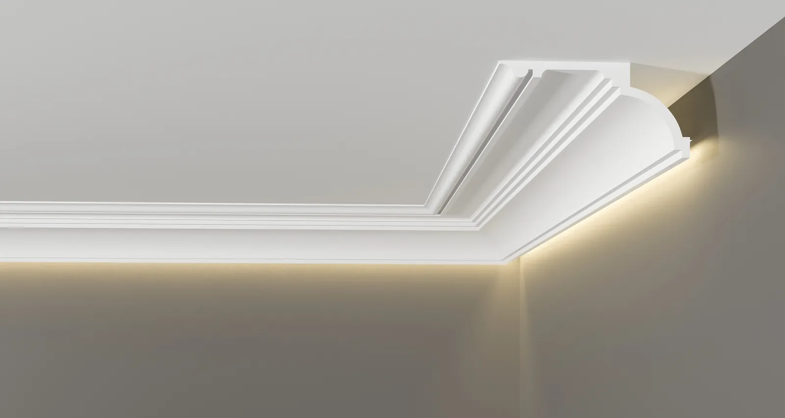 Отделка стен и потолка Карниз Decor-Dizayn DD517 60х120х2000 мм