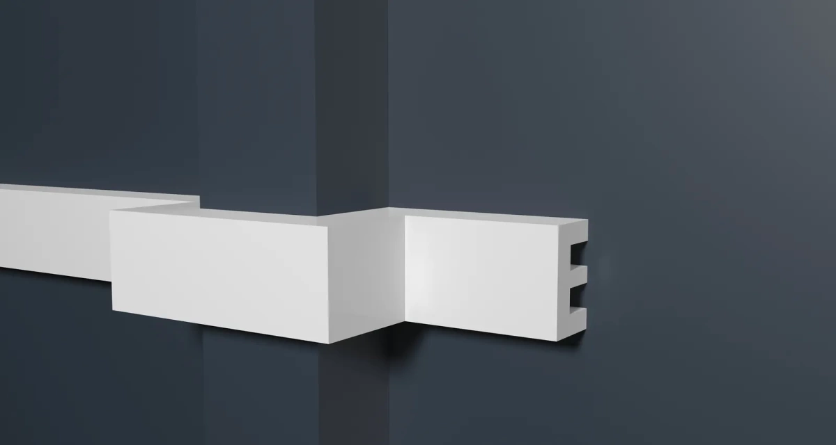 Отделка стен и потолка Молдинг Decor-Dizayn Грани DD612 25х40х2000 мм