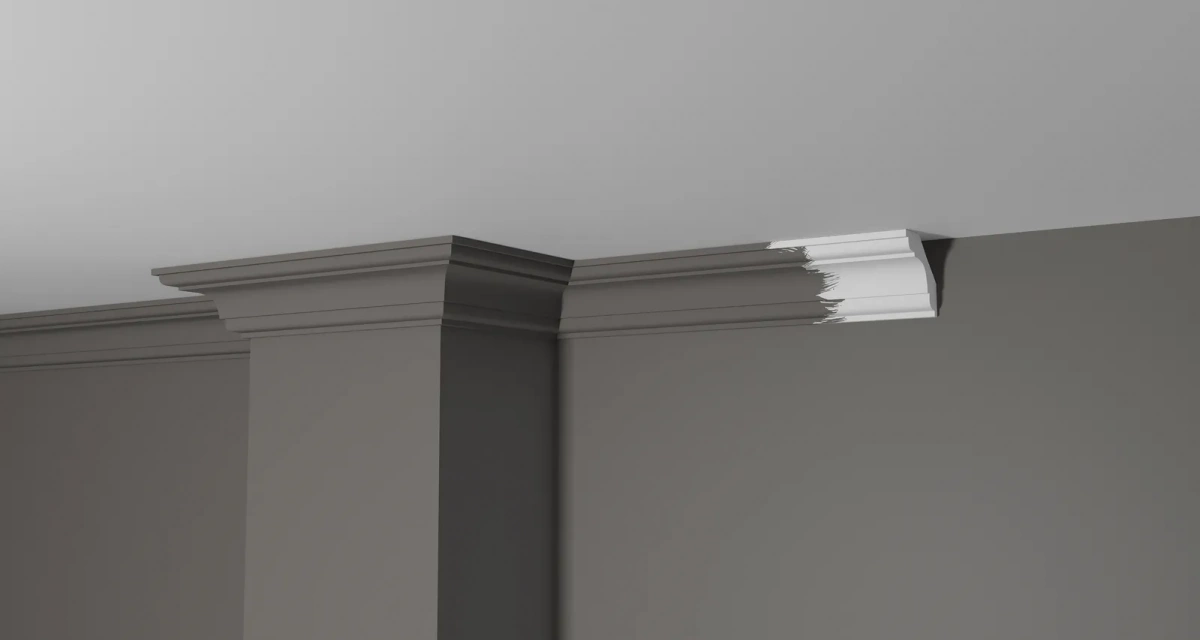 Отделка стен и потолка Карниз Decor-Dizayn DD05 49х49х2000 мм