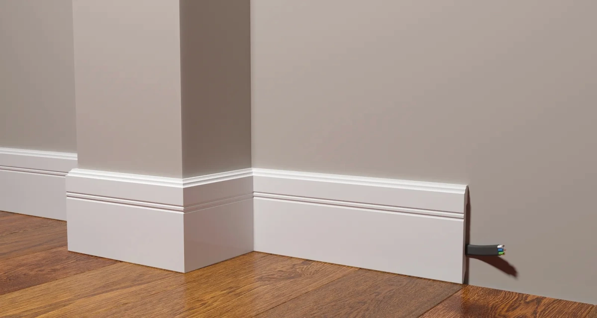 Отделка стен и потолка Плинтус Decor-Dizayn DD105 2000х108х12 мм