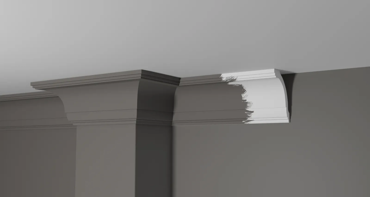 Отделка стен и потолка Карниз Decor-Dizayn DD08 77х100х2000 мм