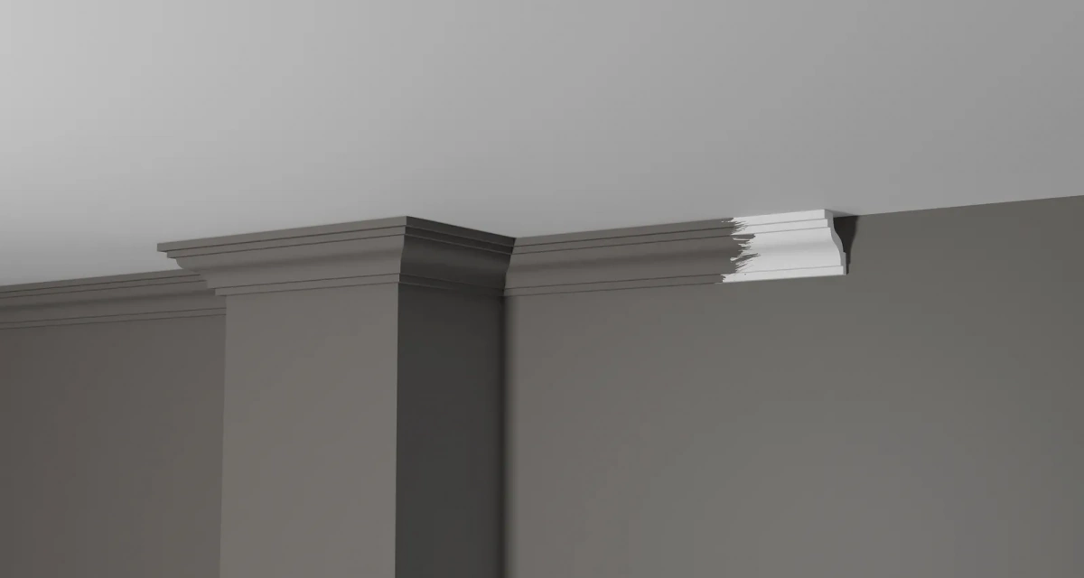 Отделка стен и потолка Карниз Decor-Dizayn DD28 40х41х2000 мм