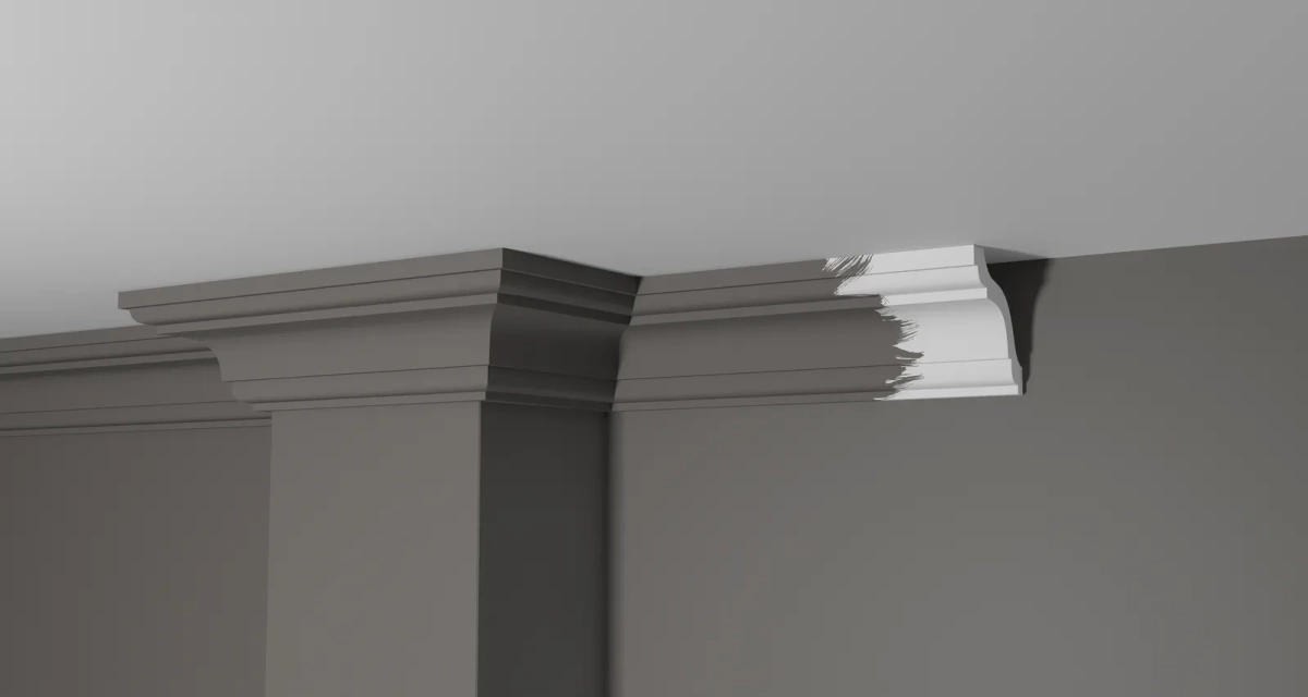 Отделка стен и потолка Карниз Decor-Dizayn DD44 73х76х2000 мм