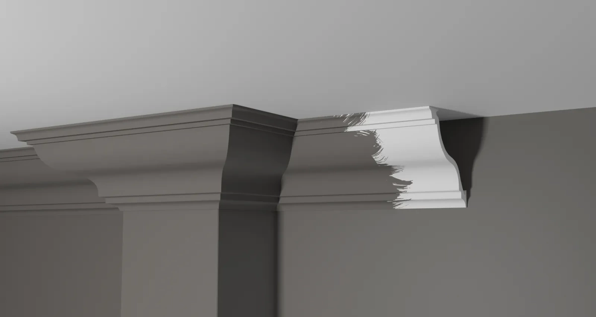 Отделка стен и потолка Карниз Decor-Dizayn DD504 115х115х2000 мм