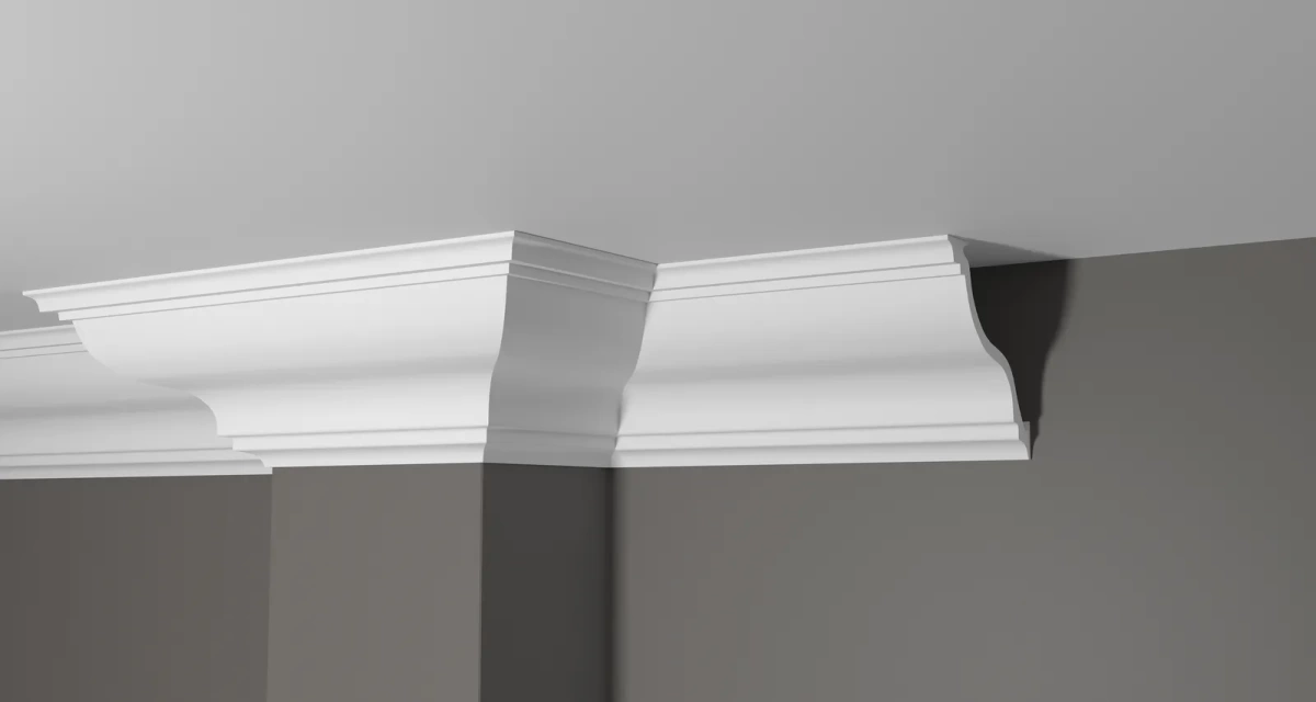 Отделка стен и потолка Карниз Decor-Dizayn DD504 115х115х2000 мм