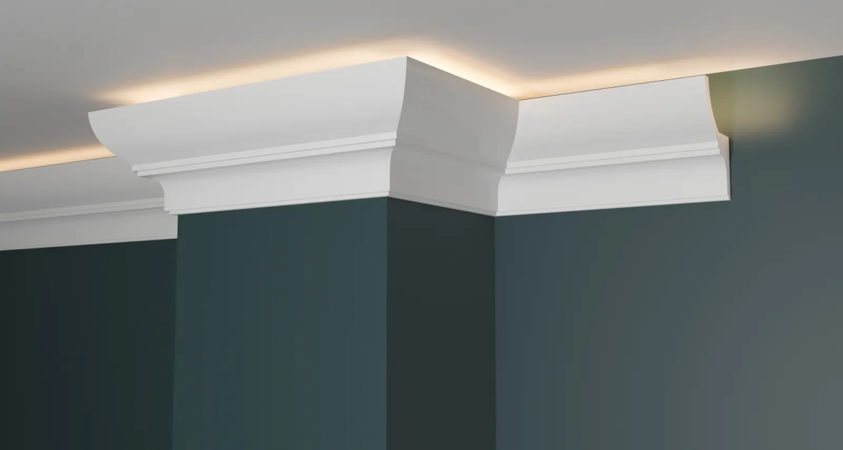 Отделка стен и потолка Карниз Decor-Dizayn DD508 45х70х2000 мм