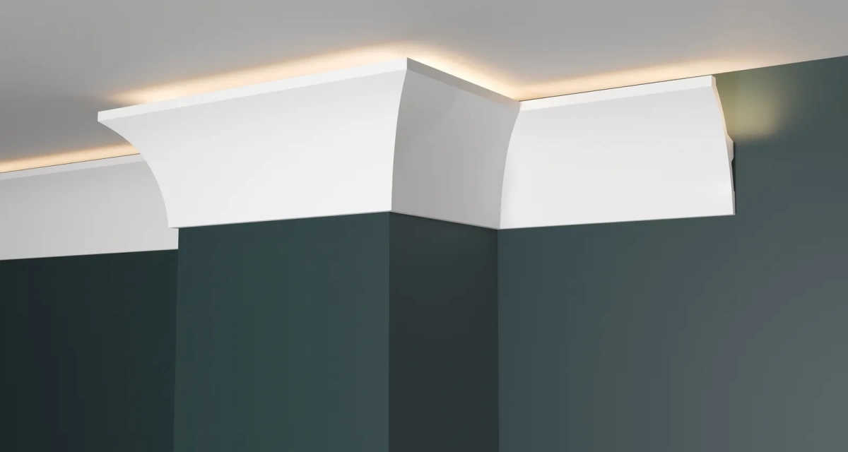 Отделка стен и потолка Карниз Decor-Dizayn DD512 40х80х2000 мм