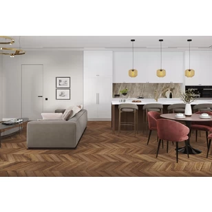 Кварцевый SPC ламинат DAMY FLOOR CHEVRON DF07-Ch Шайо