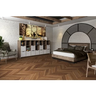 Кварцевый SPC ламинат DAMY FLOOR CHEVRON DF07-Ch Шайо