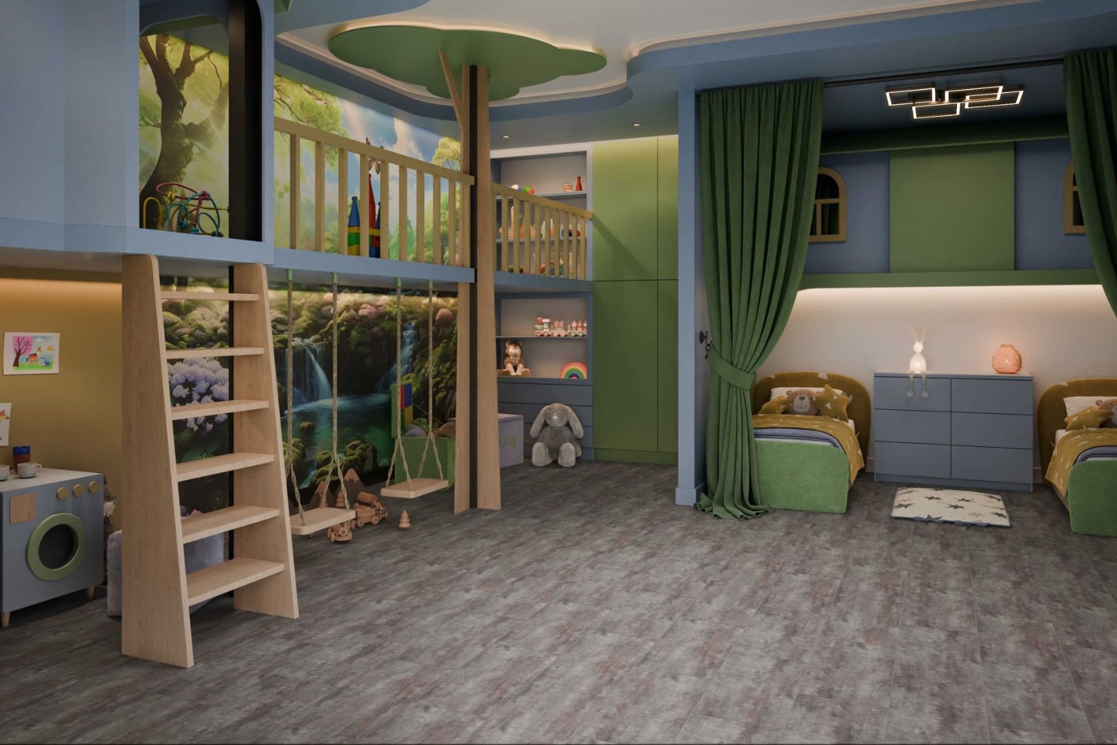 SPC Ламинат Кварцевая SPC плитка DAMY FLOOR ASCENT STRONG 1204-3-ST Арарат