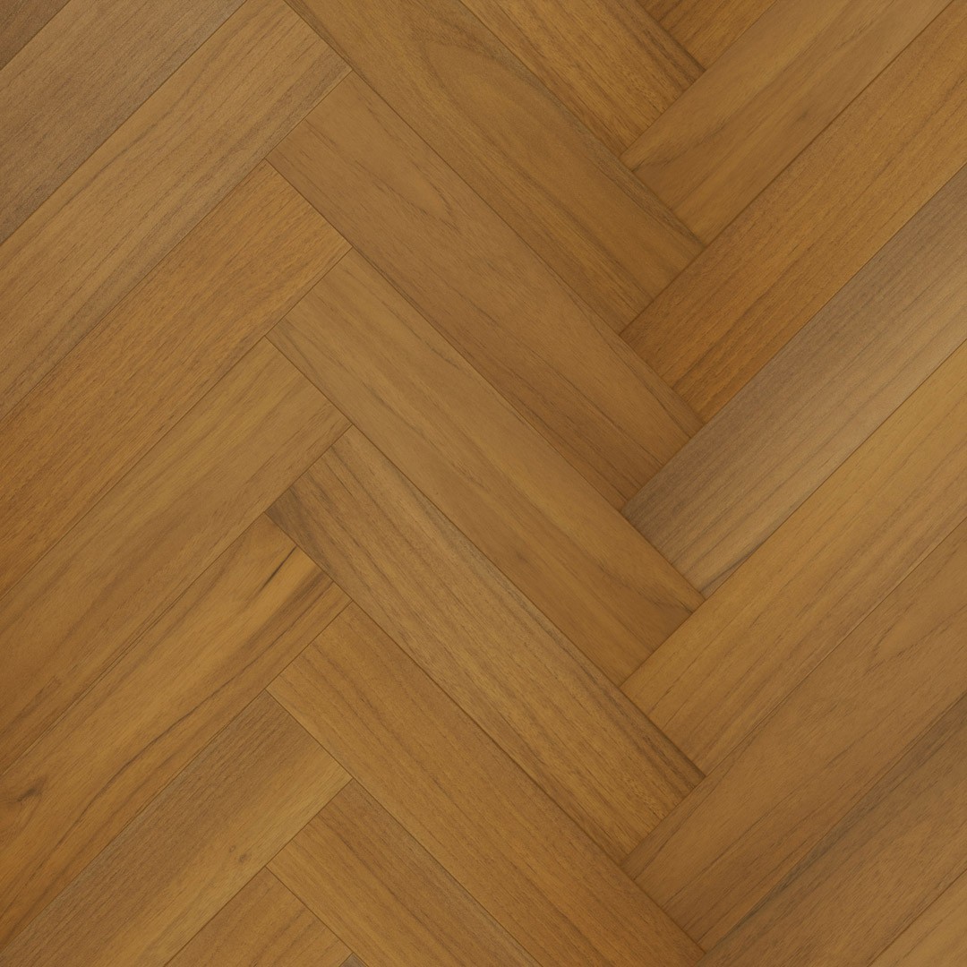 Кварцевый паркет Кварцевый паркет Quartz Parquet Штучный паркет Тик Южноамериканский 44-400-71 5/0,6 мм