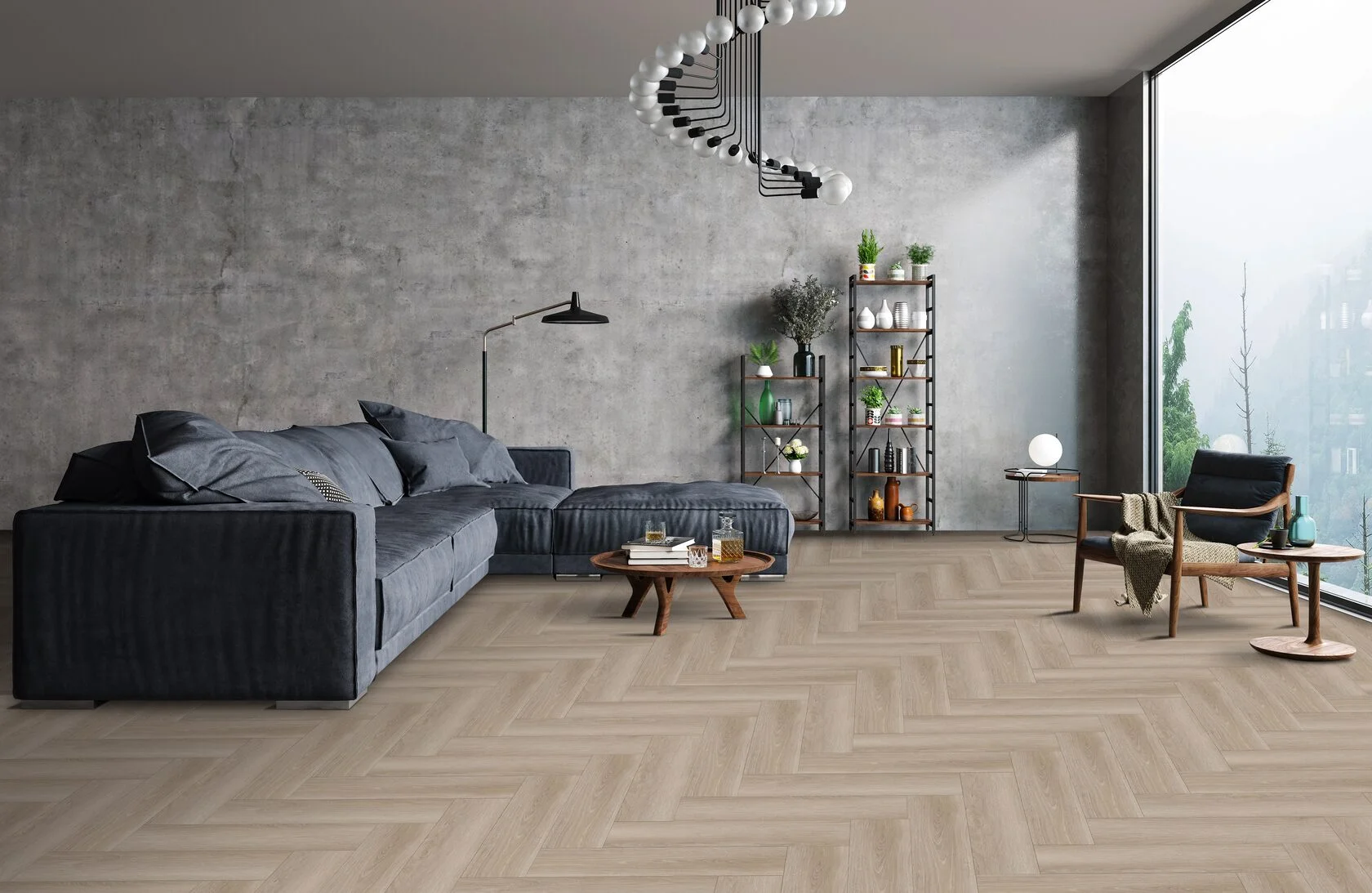 SPC-ламинат Кварцвинил SPC Max Republic Floor LION/Simp REAFCL002
