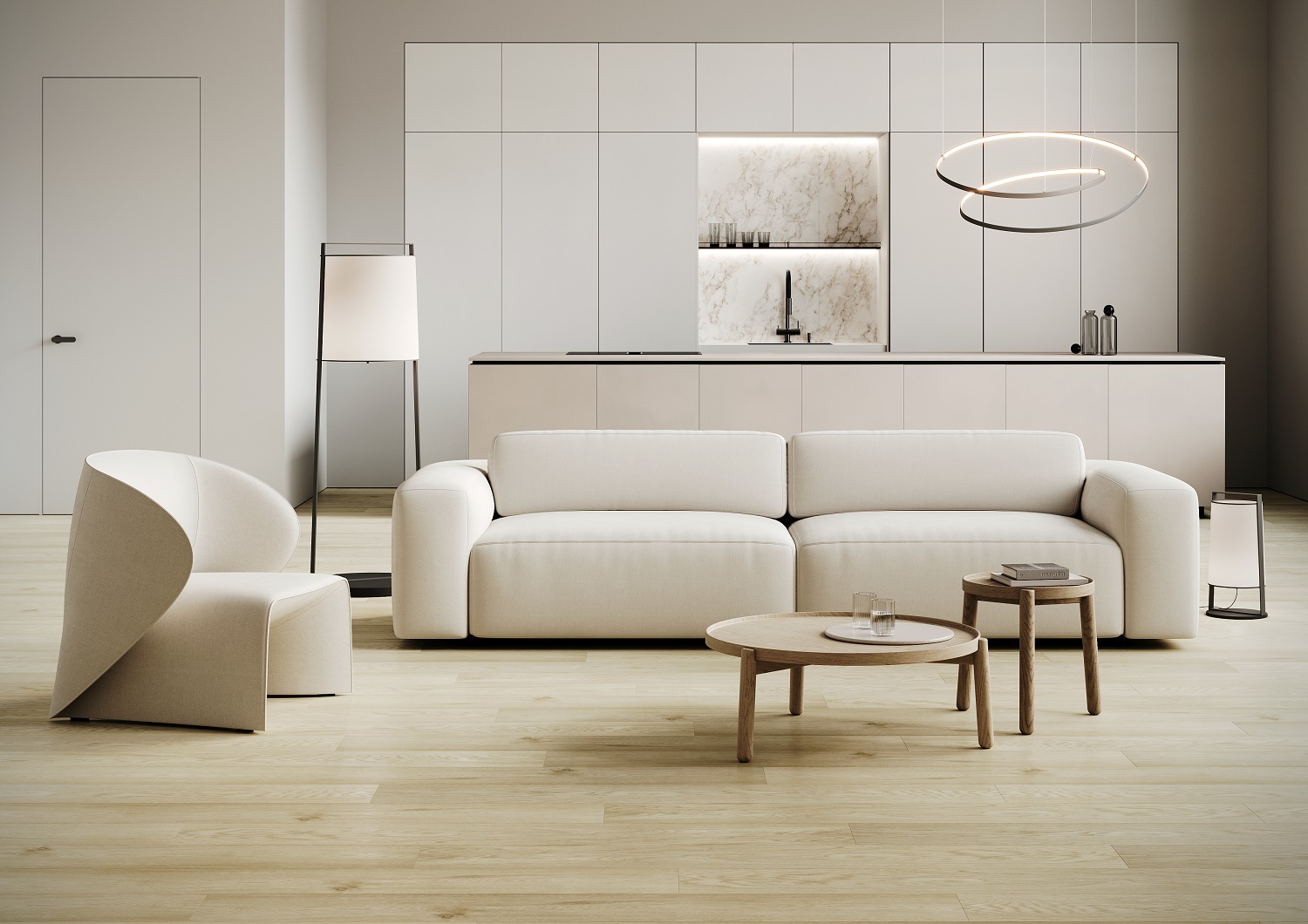 SPC Ламинат Кварцевый Ламинат Fargo Bevel Дуб Сидней 50-64W970