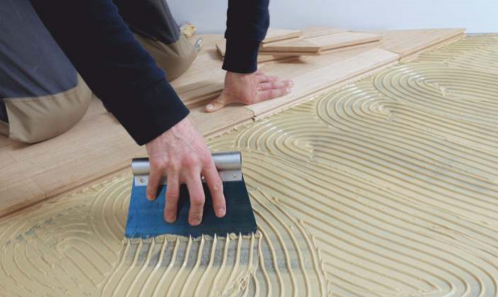 Сопутствующие товары Двухкомпонентный полиуретановый паркетный клей Greenfix, 9+1кг