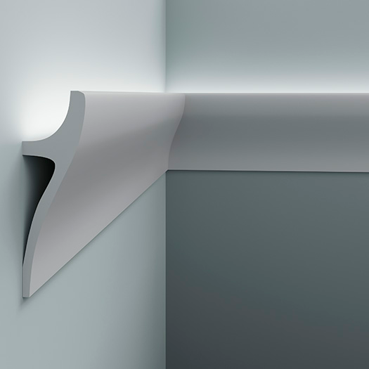 Отделка стен и потолка Молдинг Европласт 1.51.711 жёсткий 55х175х2000 мм