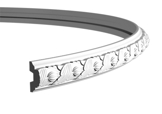 Отделка стен и потолка Молдинг Европласт 1.51.348 гибкий 25х49х2000 мм