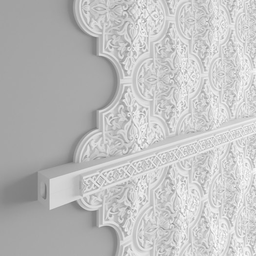 Отделка стен и потолка Молдинг Европласт 1.51.504 жёсткий 16х51х2040 мм