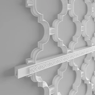 Молдинг Европласт 1.51.504 жёсткий 16х51х2040 мм