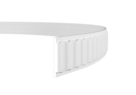 Отделка стен и потолка Молдинг Европласт 1.51.338 гибкий 9х40х2000 мм