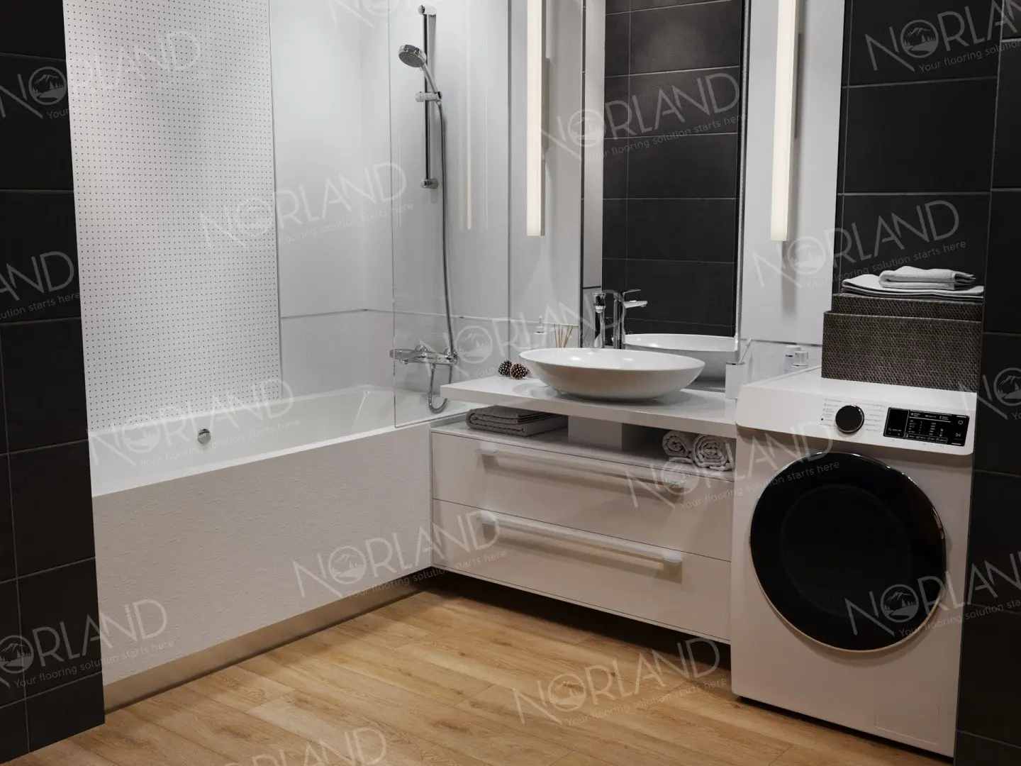 Виниловые полы Кварц-виниловая плитка LVT Norland Sigrid 1003-20 Niky