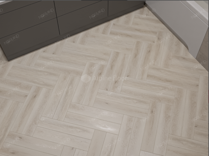 Виниловые полы Кварц-виниловая плитка LVT Norland Lagom Parquet 1034-01 Vakker