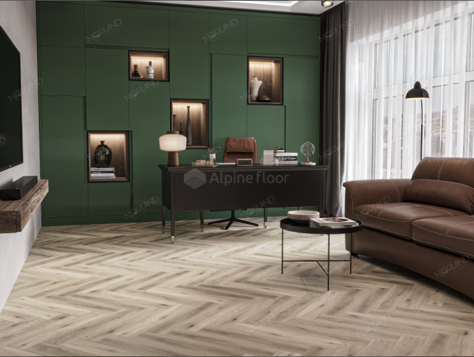 Виниловые полы Кварц-виниловая плитка LVT Norland Lagom Parquet 1034-02 Stor