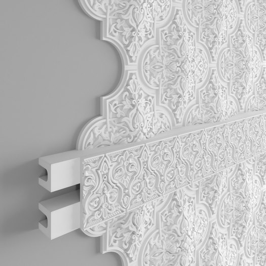 Отделка стен и потолка Молдинг Европласт 1.51.501 жёсткий 17х161х2000 мм