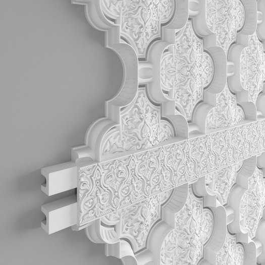 Отделка стен и потолка Молдинг Европласт 1.51.501 жёсткий 17х161х2000 мм