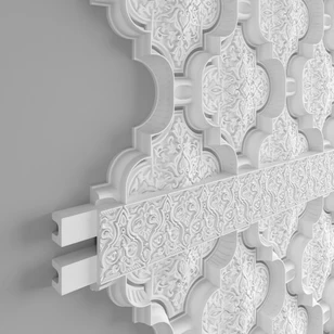 Молдинг Европласт 1.51.501 жёсткий 17х161х2000 мм