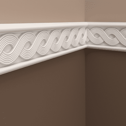 Отделка стен и потолка Молдинг Европласт 1.51.319 жёсткий 30х123х2000 мм