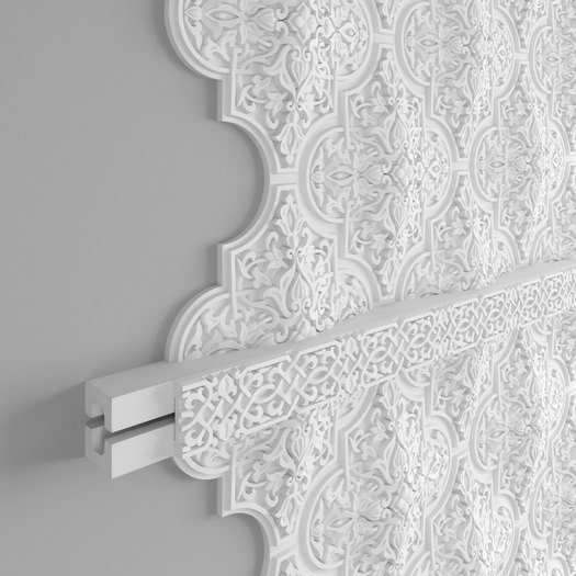 Отделка стен и потолка Молдинг Европласт 1.51.503 жёсткий 18х80х2020 мм