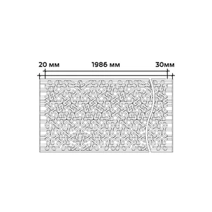 Молдинг Европласт 1.51.518 жёсткий 33х259х2040 мм
